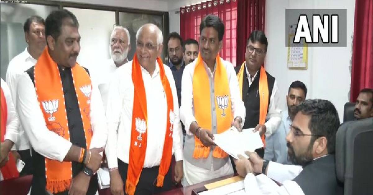BJP Gandhinagar South candidate Alpesh Thakor files nomination for Gujarat Assembly Election
